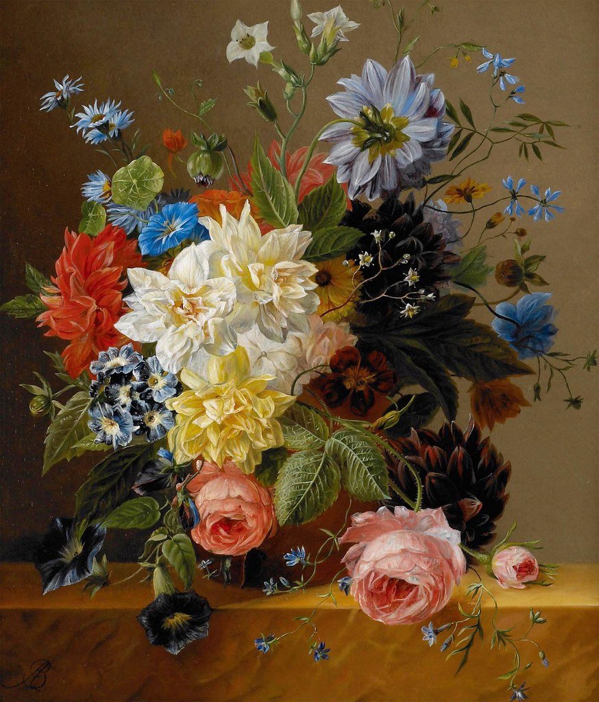 Stilleven Van Bloemen painting