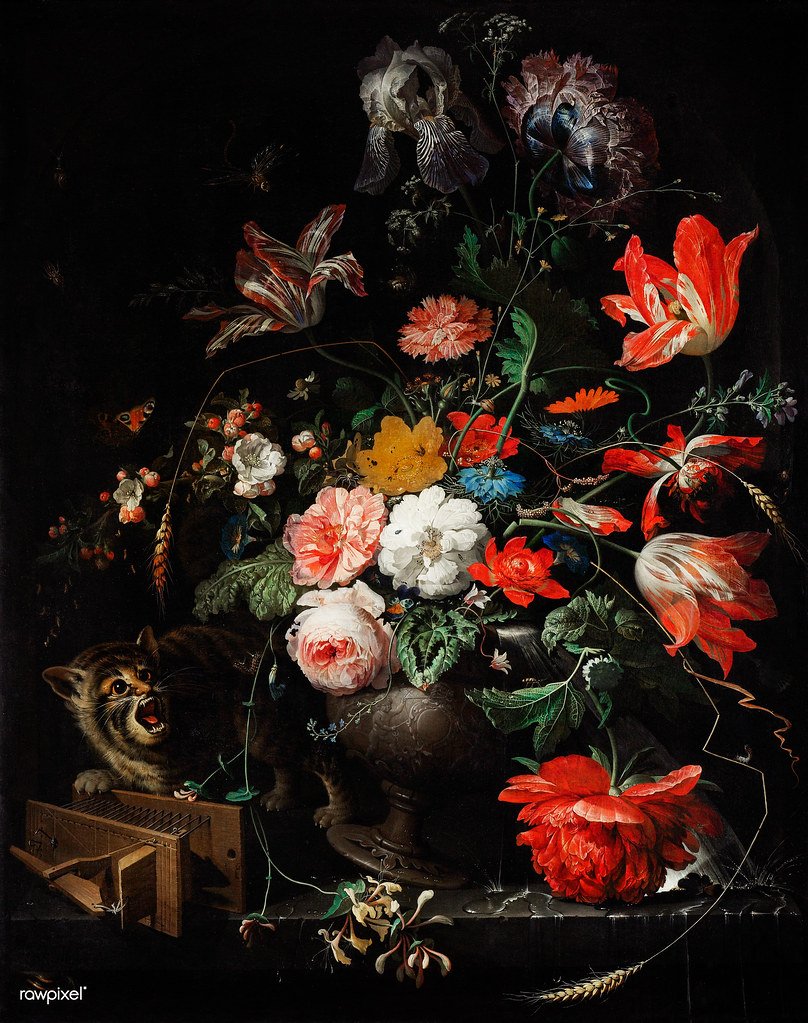 The Overturned Bouquet painting